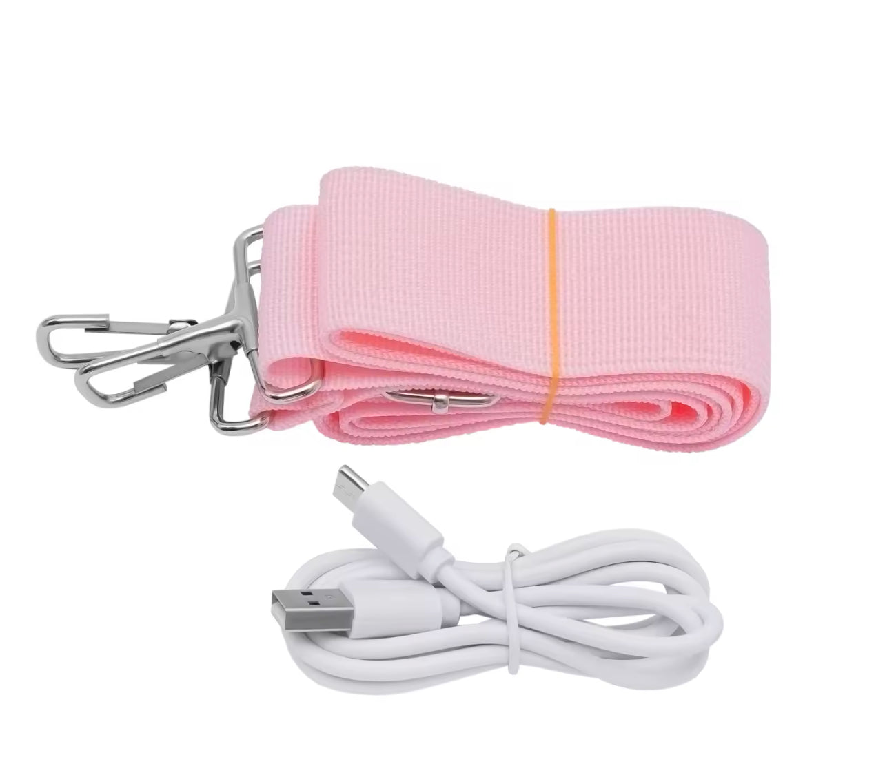 Mirror led makeup travel bag